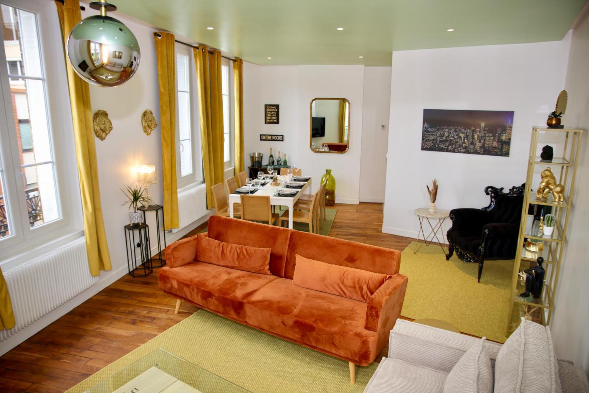 Au Coeur Du Boulingrin Apartment Reims Bagian luar foto