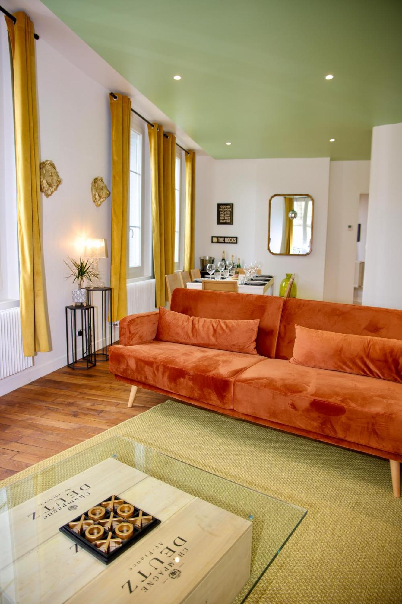 Au Coeur Du Boulingrin Apartment Reims Bagian luar foto