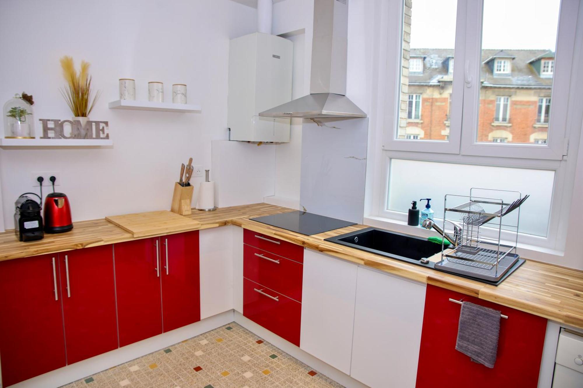 Au Coeur Du Boulingrin Apartment Reims Bagian luar foto